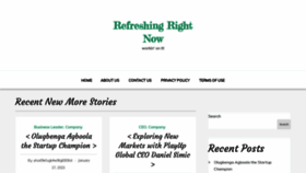 What Refreshrightnow.com website looked like in 2023 (1 year ago)