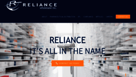 What Reliancewholesale.com website looked like in 2023 (1 year ago)