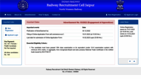 What Rrcactapp.in website looked like in 2023 (2 years ago)