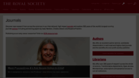What Royalsocietypublishing.org website looked like in 2023 (2 years ago)