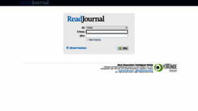 What Readjournal.com website looked like in 2023 (1 year ago)