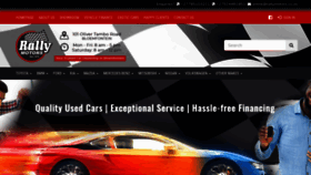 What Rallymotors.co.za website looked like in 2023 (2 years ago)