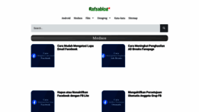 What Rafsablog.id website looked like in 2023 (1 year ago)