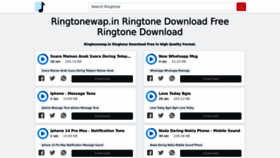 What Ringtonewap.in website looked like in 2023 (1 year ago)