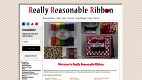 What Reasonableribbon.com website looked like in 2023 (1 year ago)