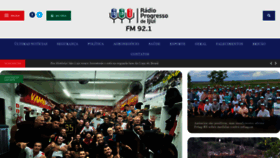 What Radioprogresso.com.br website looked like in 2023 (1 year ago)