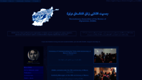 What Rawa.org website looked like in 2023 (2 years ago)
