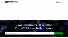 What Rocketdrivers.com website looked like in 2023 (1 year ago)
