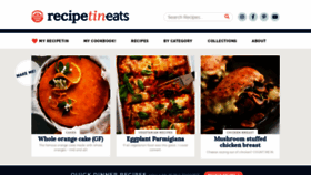 What Recipetineats.com website looked like in 2023 (1 year ago)