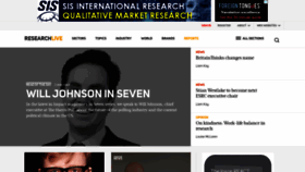 What Research-live.com website looked like in 2023 (2 years ago)
