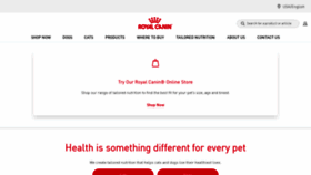 What Royalcanin.com website looked like in 2023 (1 year ago)