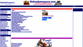 What Refundsweepers.com website looked like in 2023 (1 year ago)
