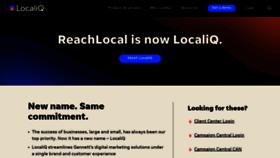 What Reachlocal.com website looked like in 2023 (1 year ago)