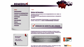 What Remedium.org website looked like in 2023 (1 year ago)