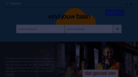 What Randstad.nl website looked like in 2023 (1 year ago)
