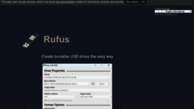 What Rufus.ie website looked like in 2023 (1 year ago)