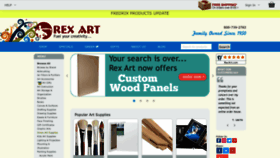 What Rexart.com website looked like in 2023 (1 year ago)