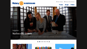 What Rotary.de website looked like in 2023 (1 year ago)