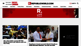 What Republicworld.com website looked like in 2023 (1 year ago)