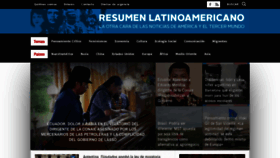 What Resumenlatinoamericano.org website looked like in 2023 (1 year ago)
