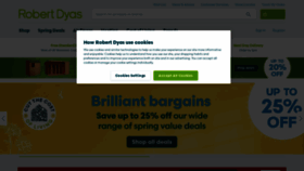 What Robertdyas.co.uk website looked like in 2023 (1 year ago)