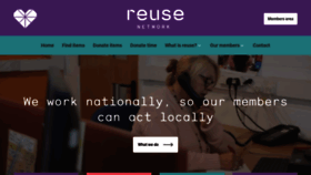 What Reuse-network.org.uk website looked like in 2023 (1 year ago)