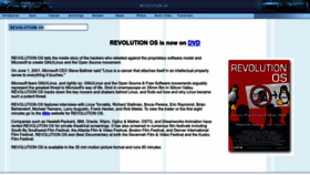 What Revolution-os.com website looked like in 2023 (1 year ago)