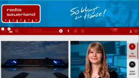 What Radiosauerland.de website looked like in 2023 (1 year ago)