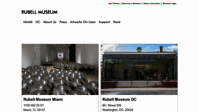 What Rubellmuseum.org website looked like in 2023 (1 year ago)