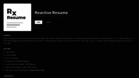 What Rxresu.me website looked like in 2023 (3 years ago)