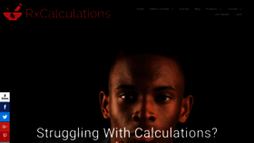 What Rxcalculations.com website looked like in 2023 (1 year ago)