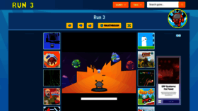 What Run3game.io website looked like in 2023 (1 year ago)