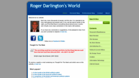 What Rogerdarlington.me.uk website looked like in 2023 (1 year ago)