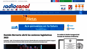 What Radiocanal.com.ar website looked like in 2023 (1 year ago)
