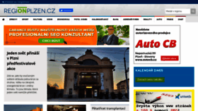 What Regionplzen.cz website looked like in 2023 (1 year ago)