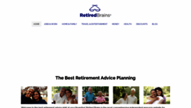 What Retiredbrains.com website looked like in 2023 (1 year ago)