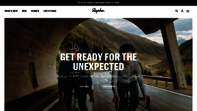 What Rapha.cc website looked like in 2023 (1 year ago)