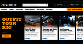 What Realtruck.com website looked like in 2023 (1 year ago)