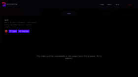 What Refereum.com website looked like in 2023 (1 year ago)