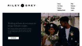 What Rileygrey.com website looked like in 2023 (1 year ago)