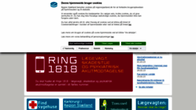 What Regionsjaelland.dk website looked like in 2023 (1 year ago)