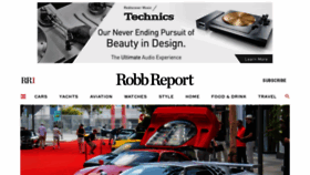 What Robbreport.com website looked like in 2023 (1 year ago)