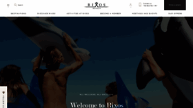 What Rixos.com website looked like in 2023 (1 year ago)