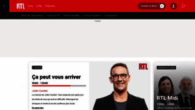 What Rtl.fr website looked like in 2023 (1 year ago)