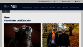 What Ruhr-uni-bochum.de website looked like in 2023 (1 year ago)