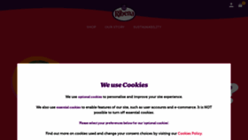 What Ribena.co.uk website looked like in 2023 (1 year ago)