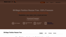 What Resize-c.com website looked like in 2023 (2 years ago)