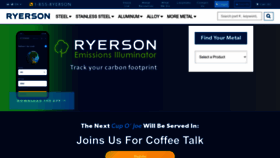 What Ryerson.com website looked like in 2023 (1 year ago)