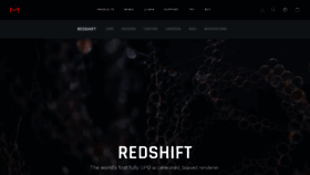 What Redshift3d.com website looked like in 2023 (1 year ago)
