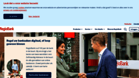 What Regiobank.nl website looked like in 2023 (1 year ago)